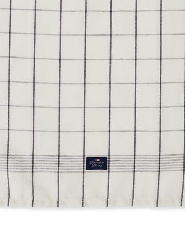 Paño de cocina Organic Cotton Linen Checked 50x70 cm - White-dark gray - Lexington