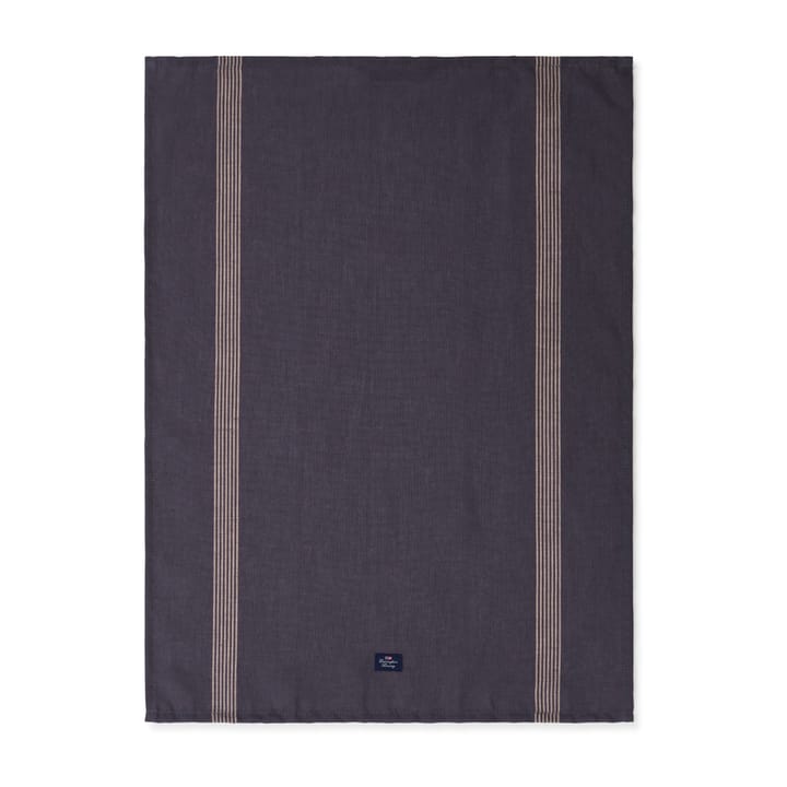 Paño de cocina Organic Cotton Linen Classic 50x70 cm - Dark gray-beige - Lexington