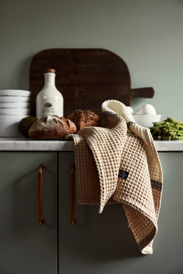 Paño de cocina Organic Cotton Waffle 50x70 cm, Beige Lexington
