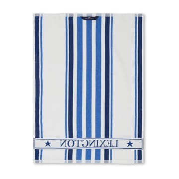 Paño de cocina Striped Cotton Terry 50x70 cm - White-blue - Lexington