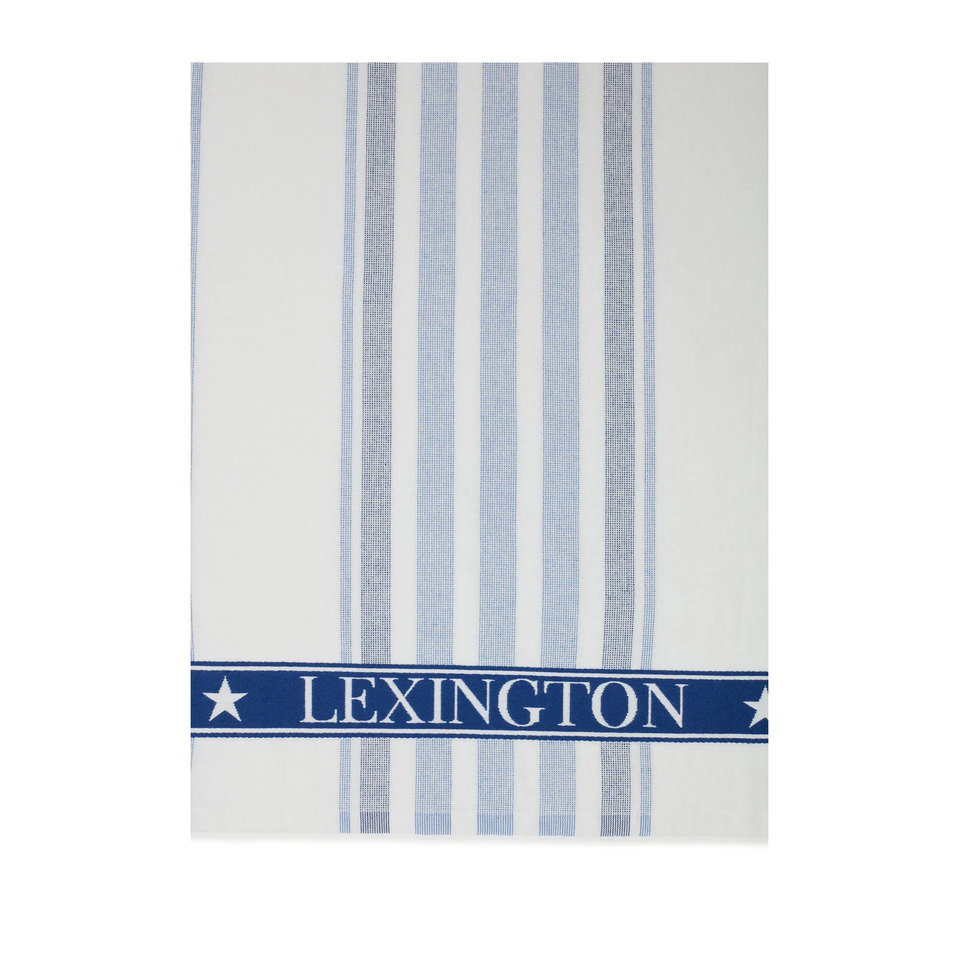 Paño de cocina Striped Cotton Terry 50x70 cm, White-blue Lexington