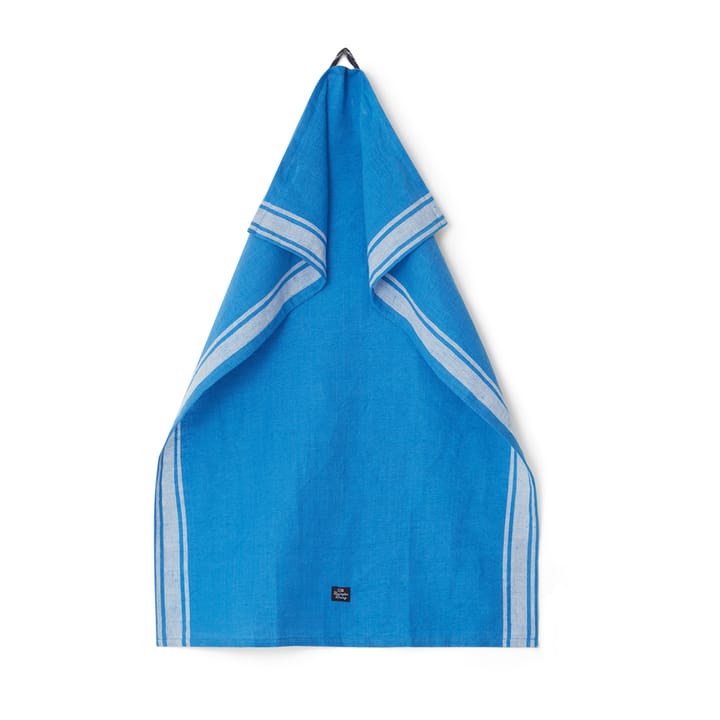 Paño de cocina Striped Linen Cotton 50x70 cm, Azul-blanco Lexington
