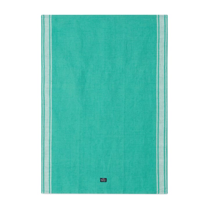 Paño de cocina Striped Linen Cotton 50x70 cm - Verde-blanco - Lexington