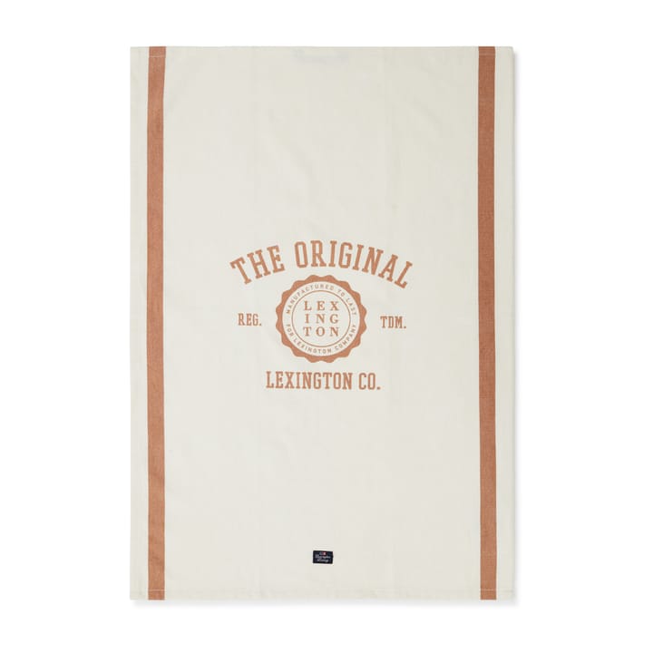 Paño de cocina The Original Cotton Twill 50x70 cm - Off White-brown - Lexington