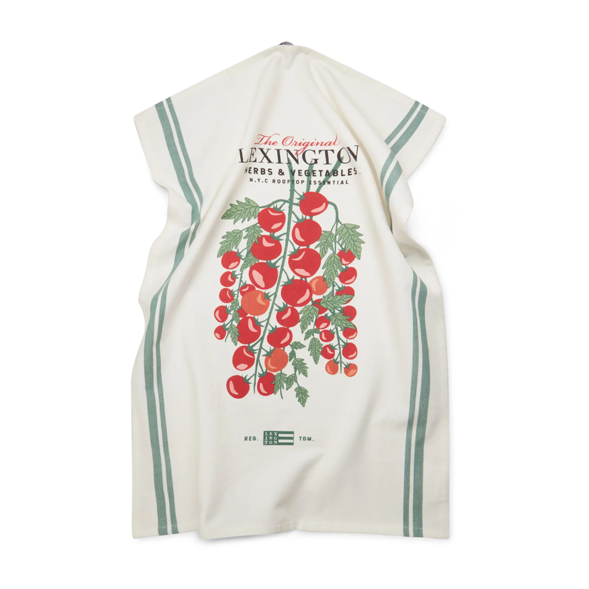 Paño de cocina Tomato 50x70 cm, blanco-rojo Lexington