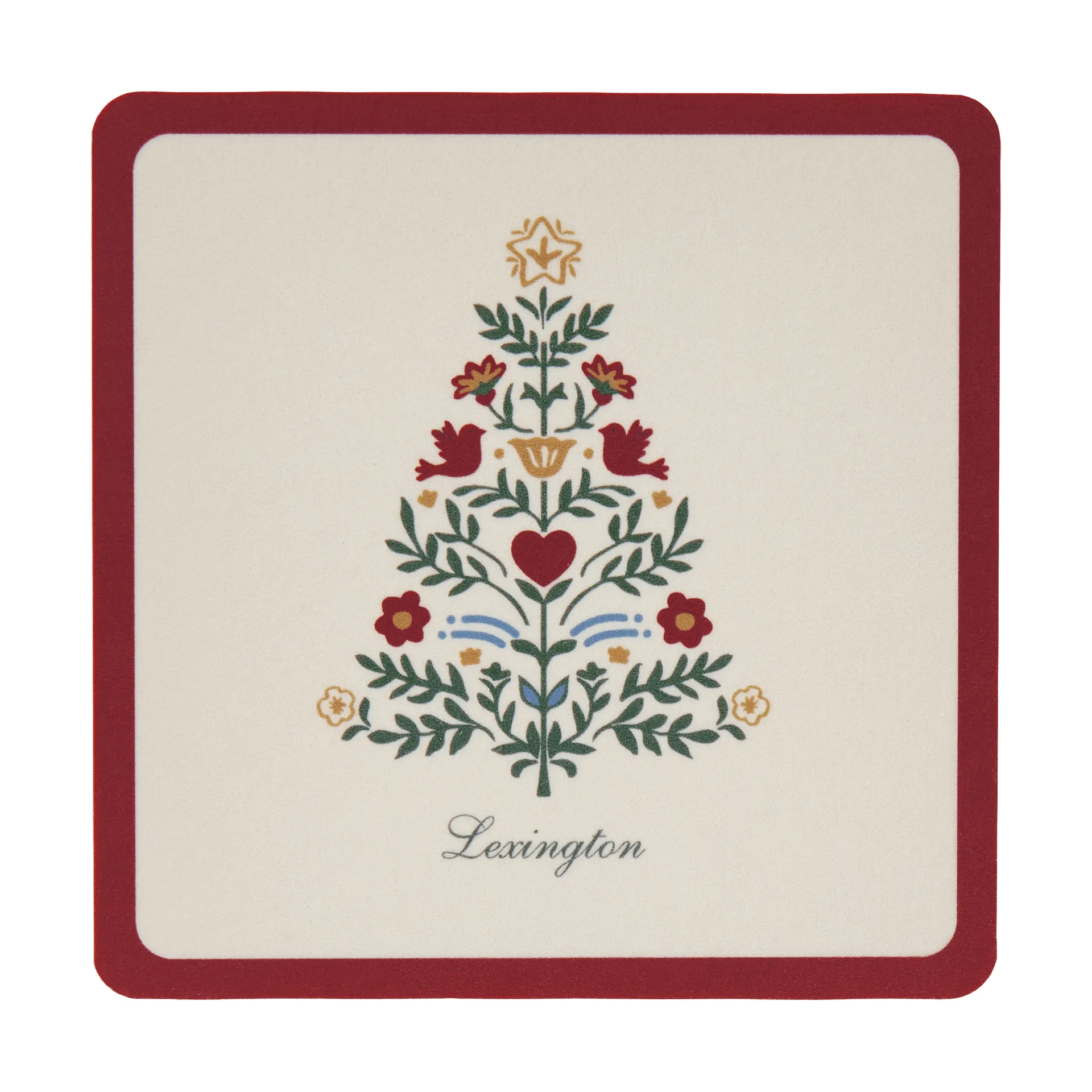 Posavasos laminados Lexington, Red-light beige, 9x9 cm, 4-pack Lexington