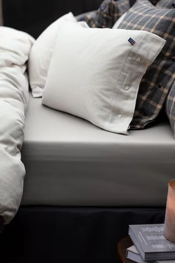 Sábana bajera ajustable Icons 180x200 cm - Light gray - Lexington