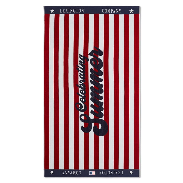 Sábana Graphic Velour 100x180 cm, Red-white Lexington