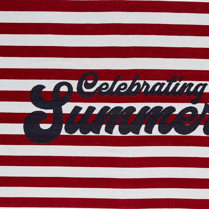 Sábana Graphic Velour 100x180 cm, Red-white Lexington
