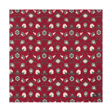 Servilleta de algodón orgánico Flower printed - Red-beige-green - Lexington