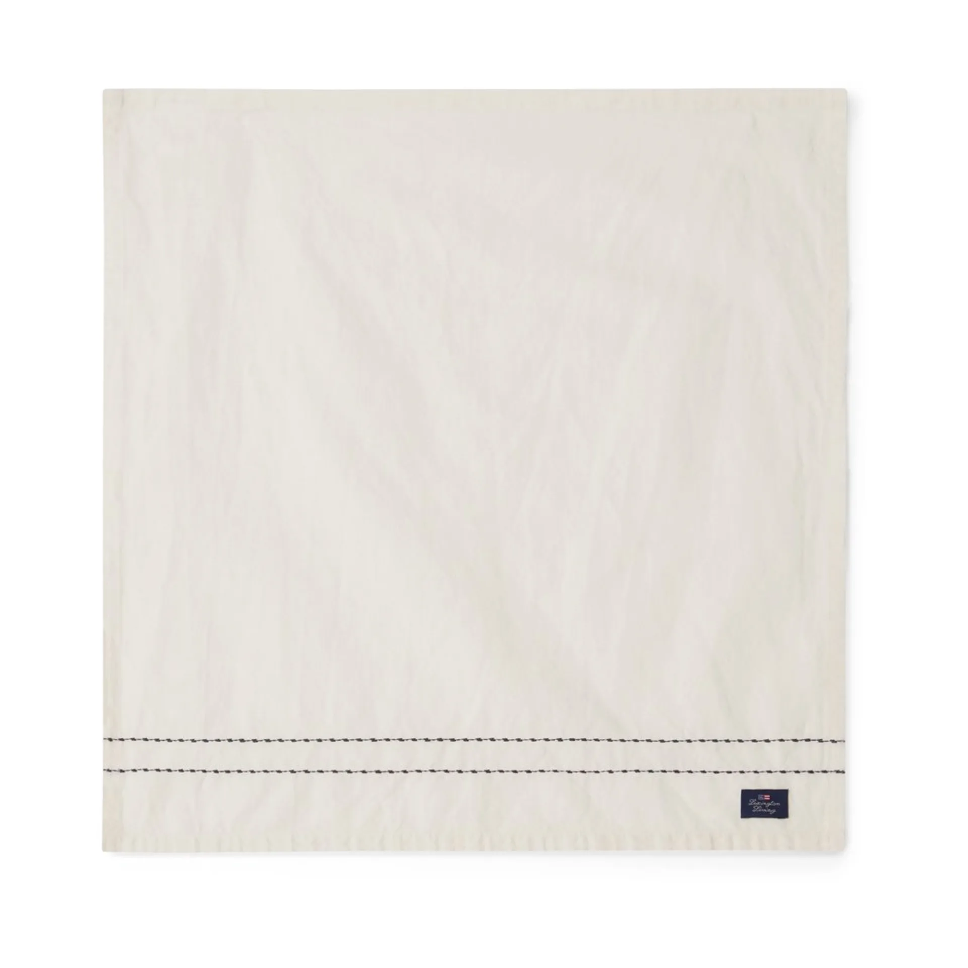 Servilleta de tela Cotton Linen stitches 50x50 cm, Off-white Lexington