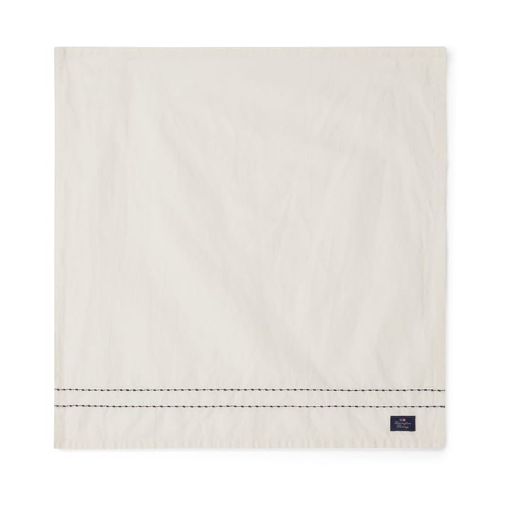 Servilleta de tela Cotton Linen stitches 50x50 cm - Off-white - Lexington