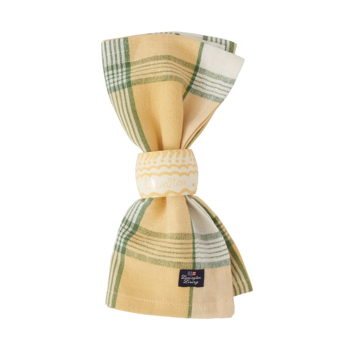 Servilleta de tela Easter Linen/Cotton 50x50 cm, Yellow-green Lexington