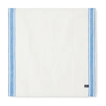 Servilleta de tela Linen Cotton Side Stripes 50x50 cm - Azul-blanco - Lexington