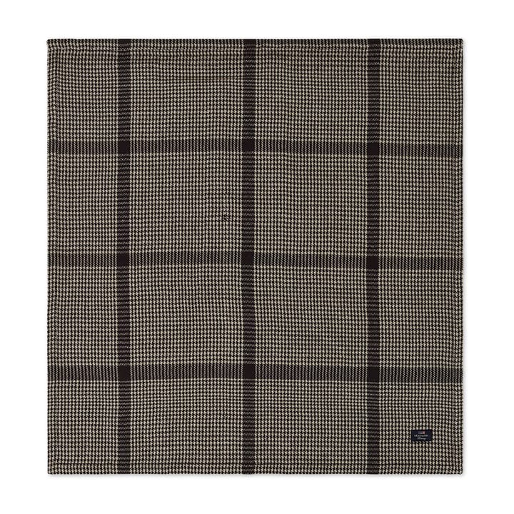 Servilleta de tela Pepita Check Cotton Linen 50x50 cm - Dark gray-beige - Lexington