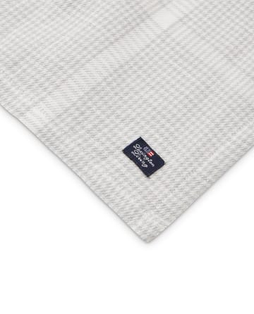 Servilleta de tela Pepita Check Cotton Linen 50x50 cm - White-light gray - Lexington