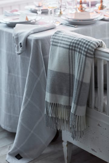 Servilleta de tela Pepita Check Cotton Linen 50x50 cm - White-light gray - Lexington