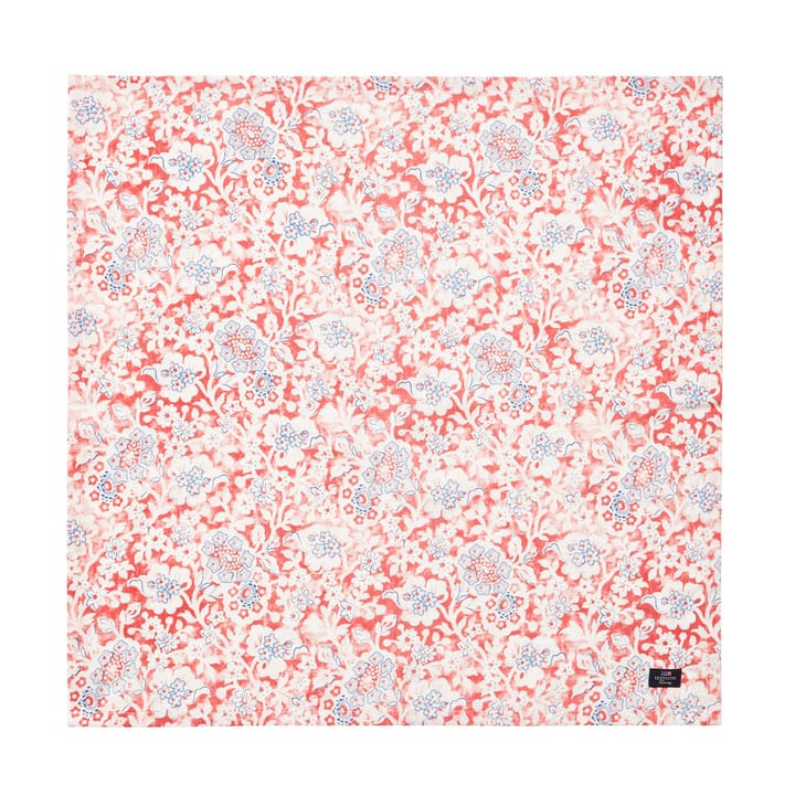 Servilleta de tela Printed Flowers Recycled Cotton 50x50 cm - Coral - Lexington