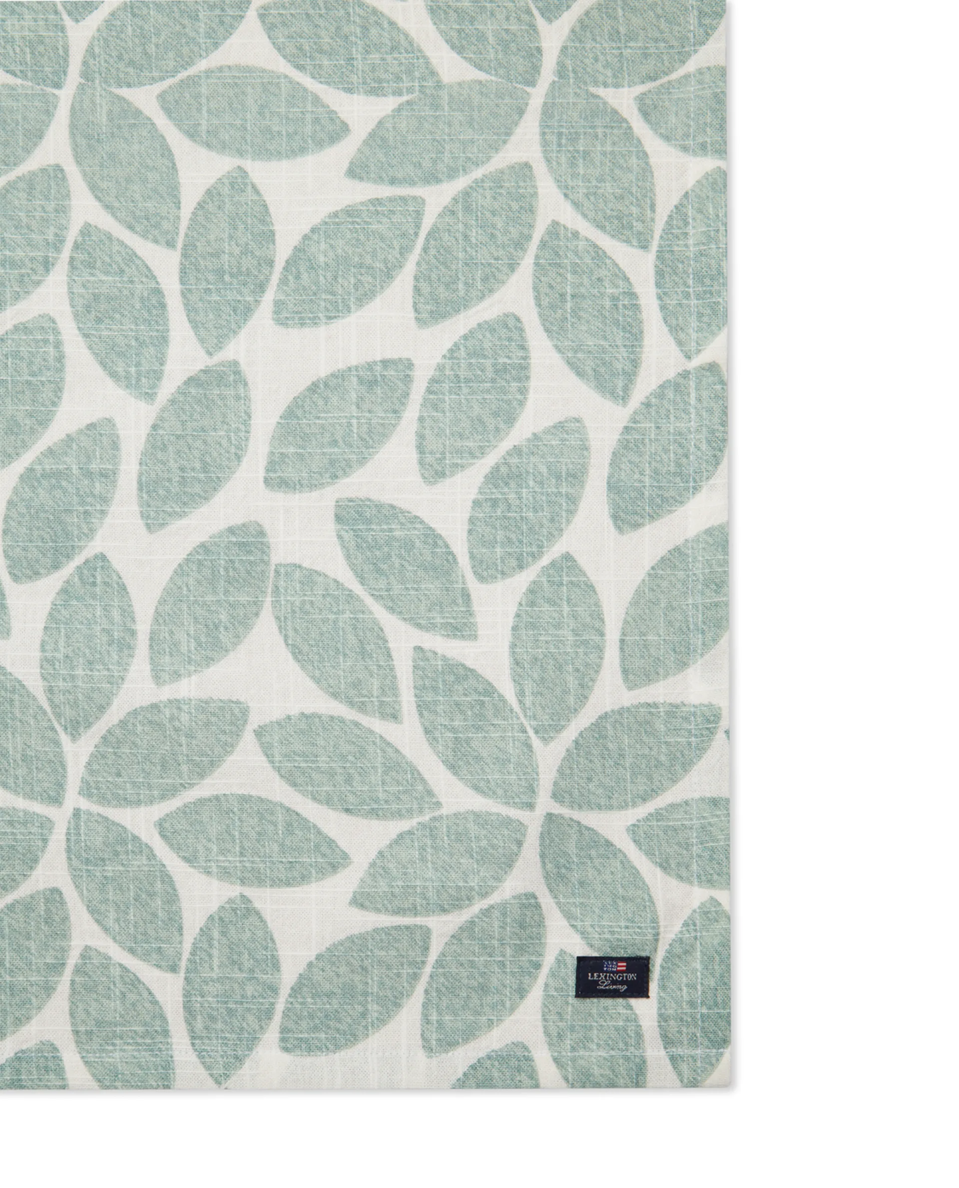 Servilleta de tela Printed Leaves 50x50 cm, verde Lexington