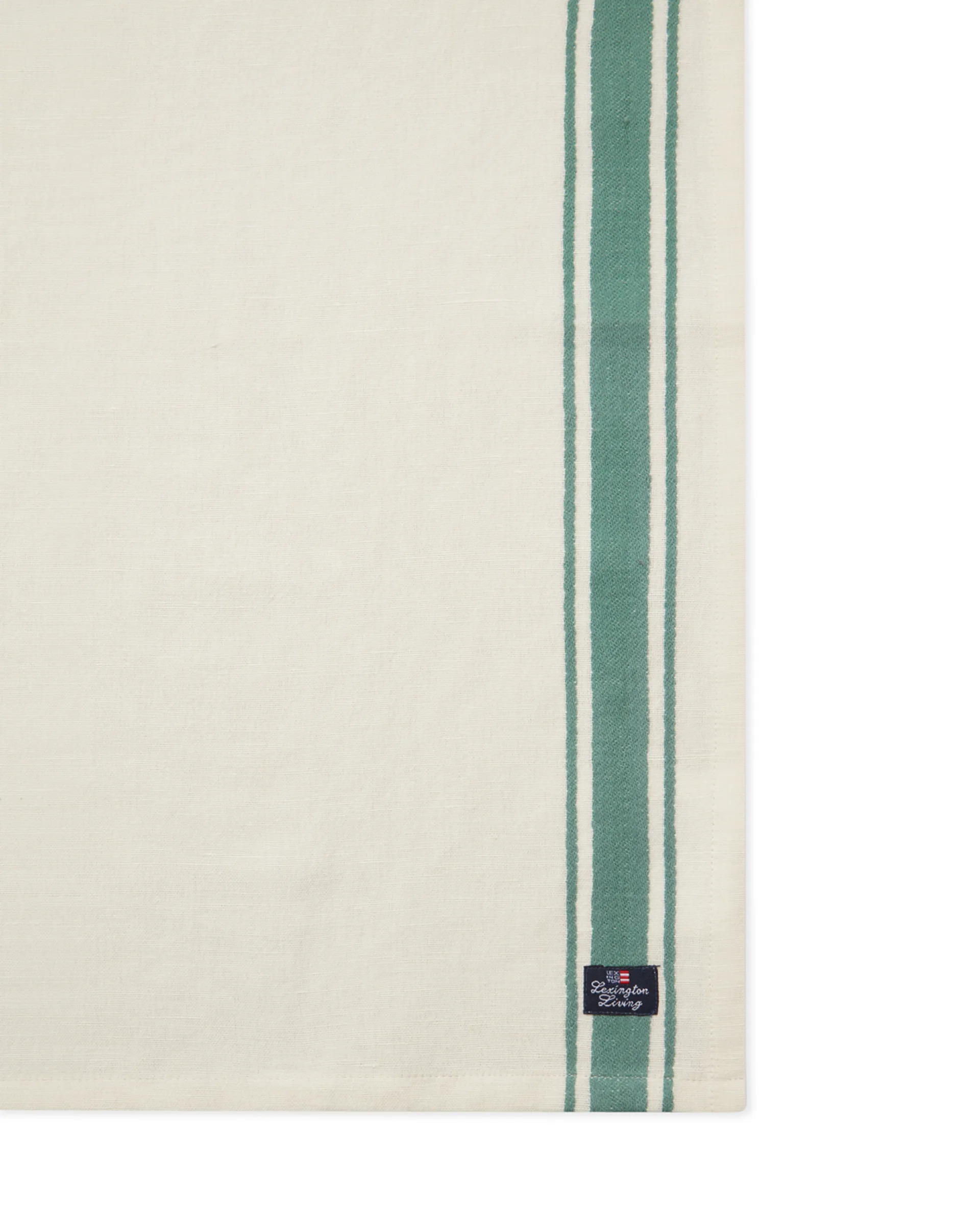 Servilleta de tela Side Stripes 50x50 cm, verde Lexington