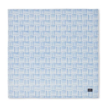Servilleta Graphic Printed Cotton 50x50 cm - Blue-White - Lexington