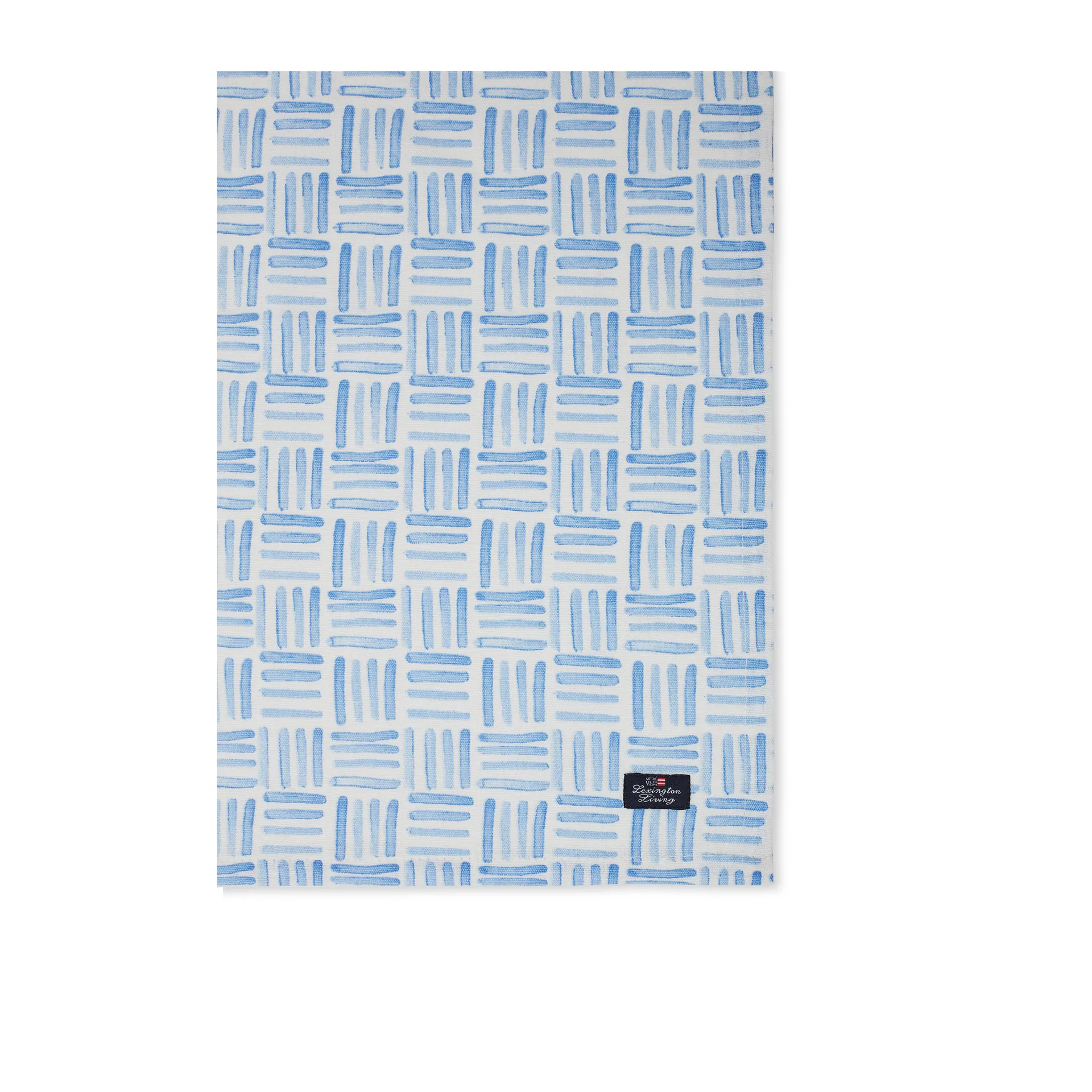 Servilleta Graphic Printed Cotton 50x50 cm, Blue-White Lexington