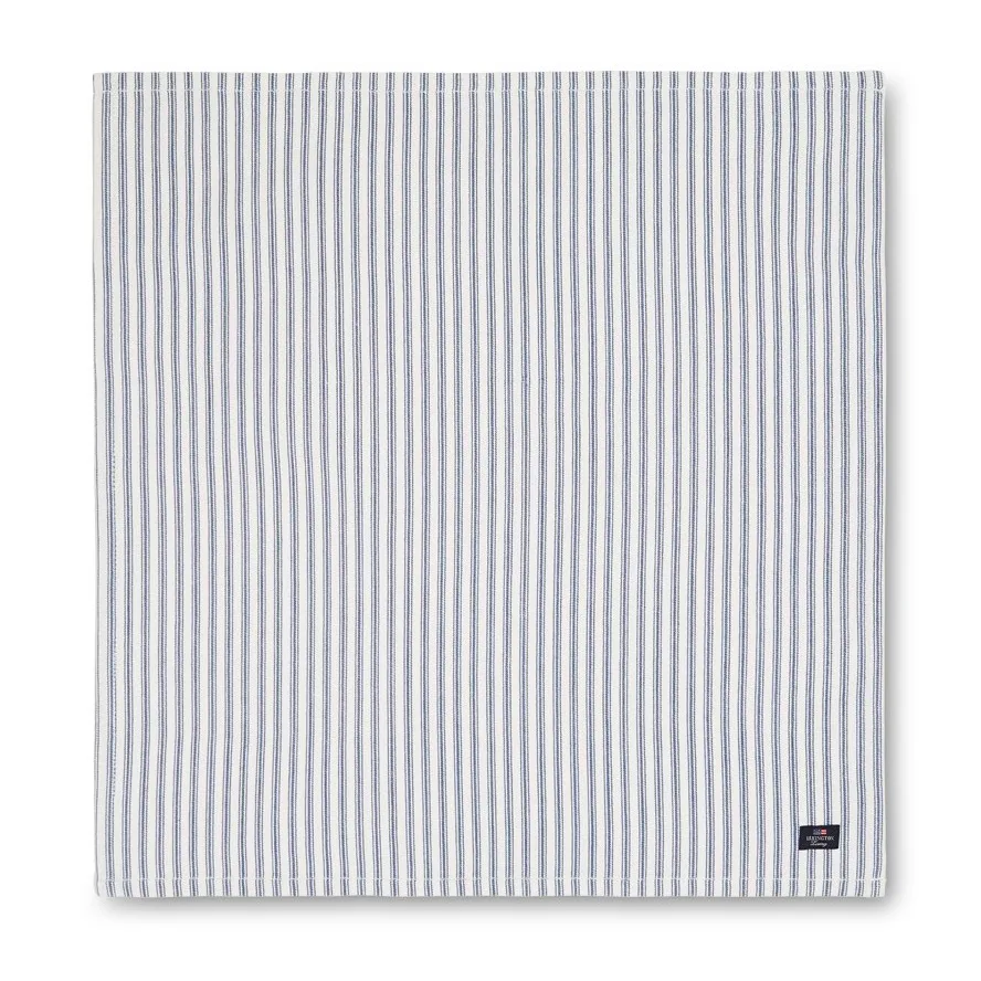 Servilleta Icons Herringbone Striped 50x50 cm, Blue-white Lexington