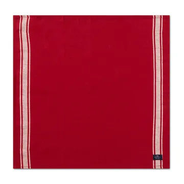 Servilleta Side Striped Cotton Linen 50x50 cm - Rojo-blanco - Lexington