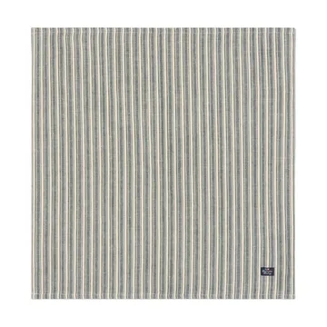 Servilletas de lino Striped  - Green-light beige, 50x50 cm - Lexington