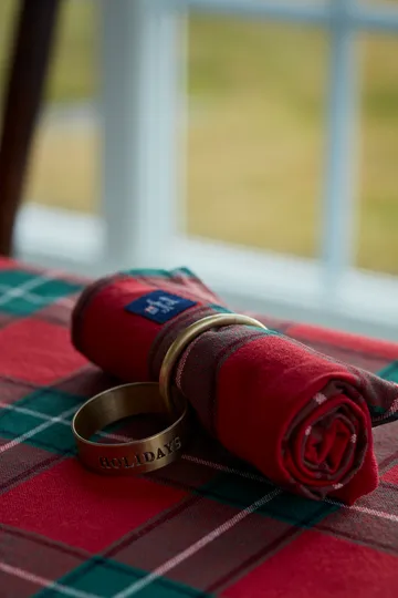 Servilletero Happy Holidays Brass Ø4 cm - Dorado - Lexington