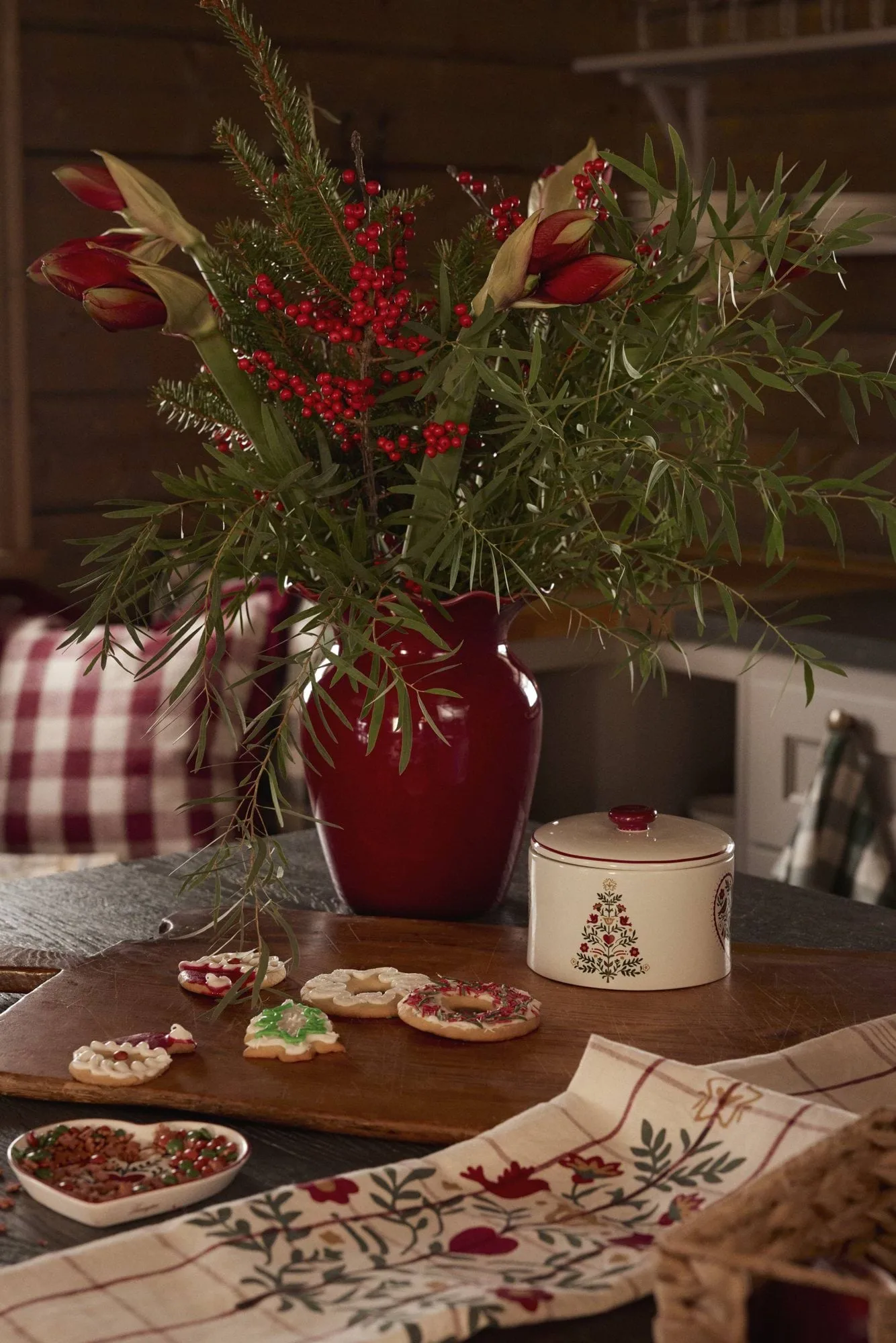 Tarro para galletas Christmas Tree, Multi, 13,5x10 cm Lexington