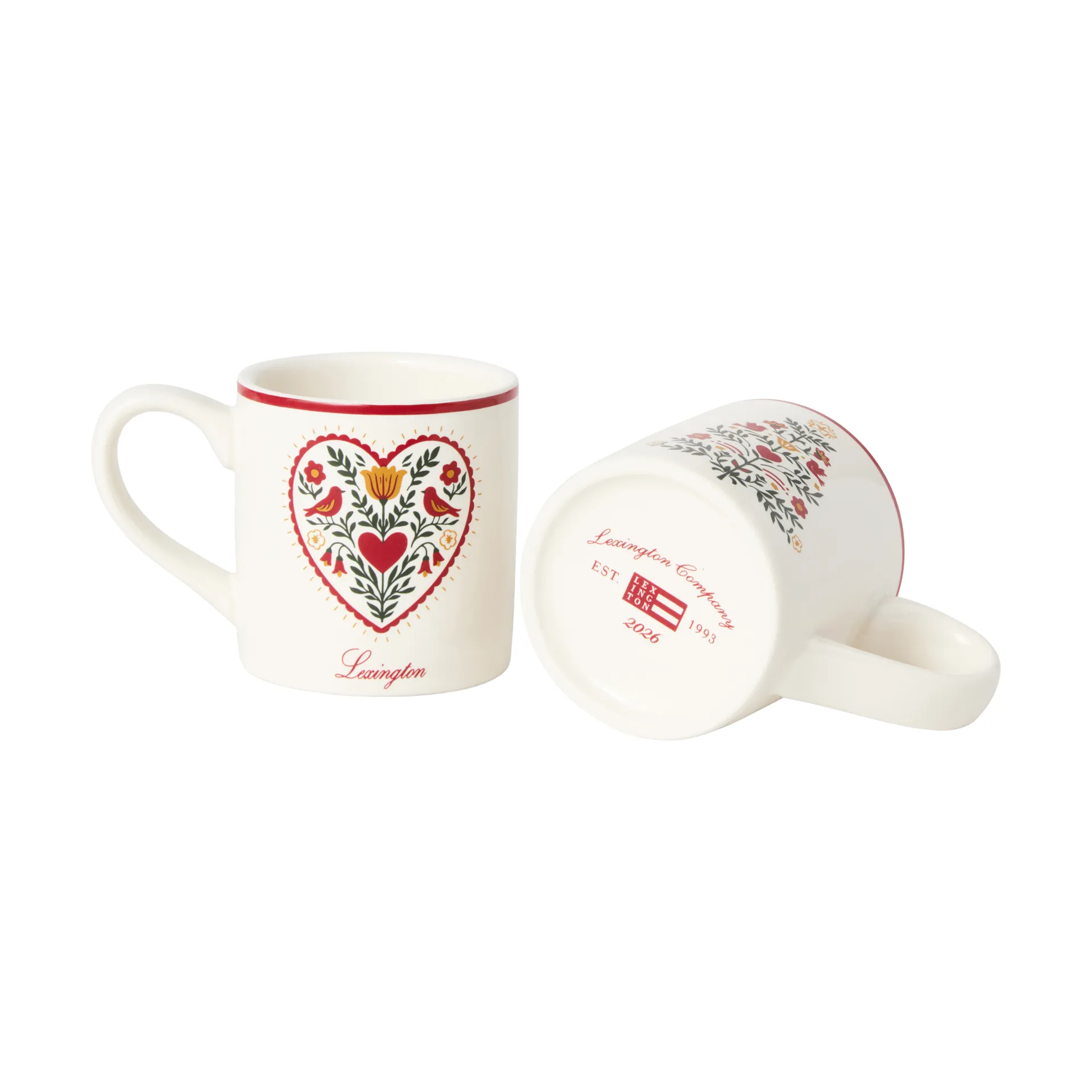 Taza Christmas Tree mini, Multicolor, 5,5x6 cm, 2-pack Lexington