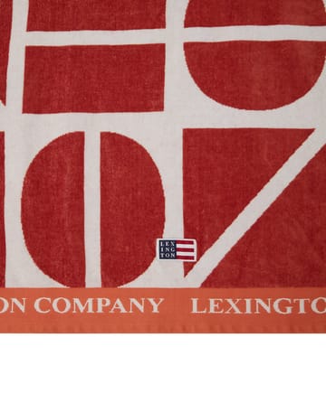 Toalla de baño Graphic Cotton Velour 100x180 cm - Coconut - Lexington