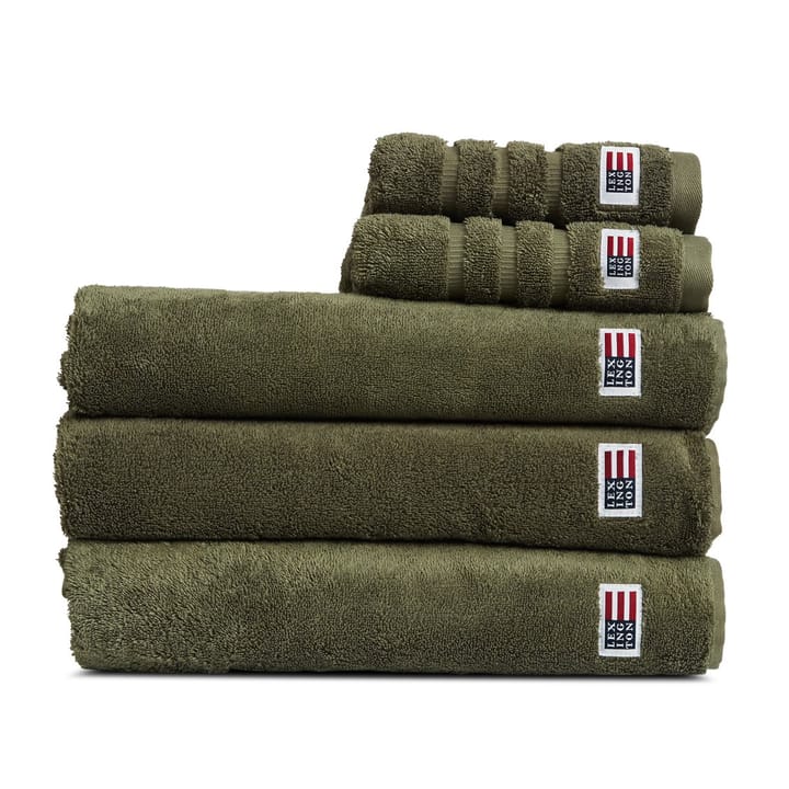 Toalla de baño Icons Original 100x150 cm - Dusty olive - Lexington