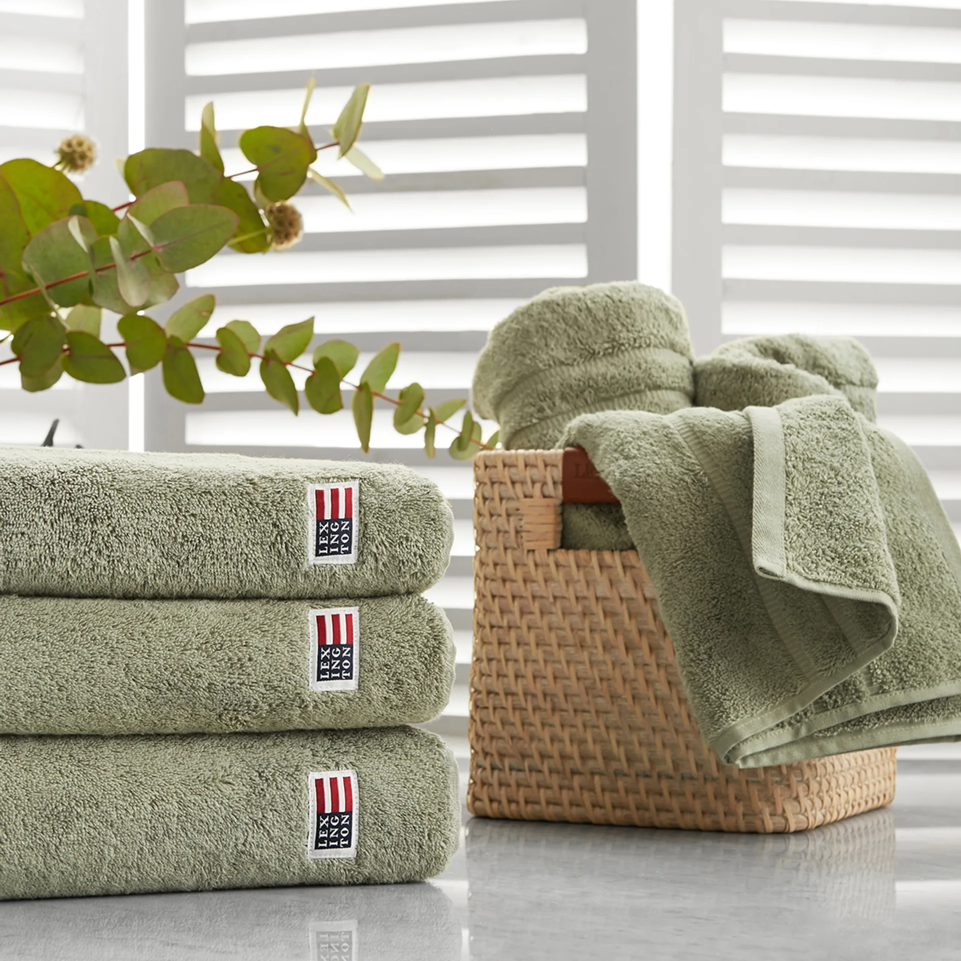 Toalla de baño Icons Original 100x150 cm, Vintage green Lexington