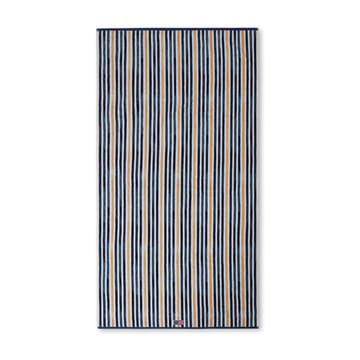Toalla de baño Striped Cotton Velour 100x180 cm - Blue-white-oat - Lexington