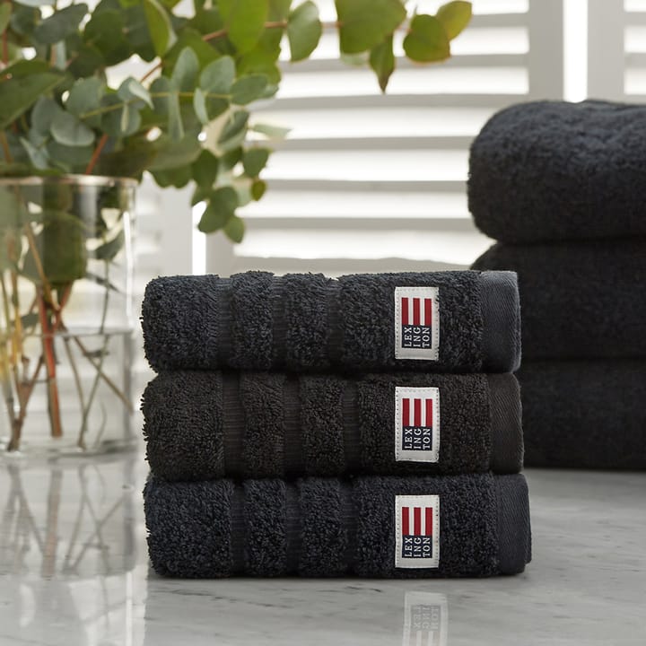 Toalla de mano Icons Original 30x50 cm, Black Lexington