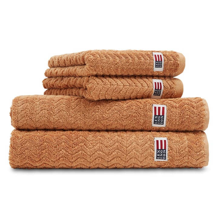 Toalla de manos Icons Structured 30x50 cm, Caramel Lexington