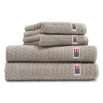 Toalla de manos Icons Structured 50x70 cm - Dark gray - Lexington