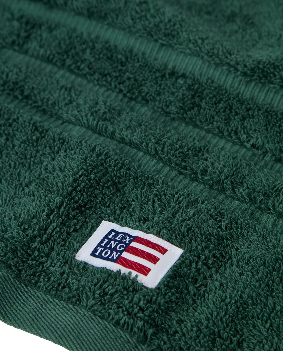 Toalla ecológica Happy Holidays Juniper 50x70 cm, Green-Light Beige Lexington