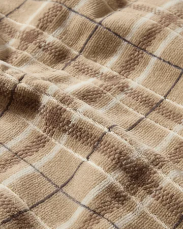 Toalla Lexington checked, 2-pack - Beige-gray - Lexington