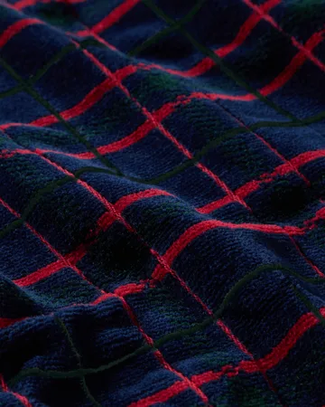 Toalla Lexington checked, 2-pack - Navy-green, 50x70 cm - Lexington