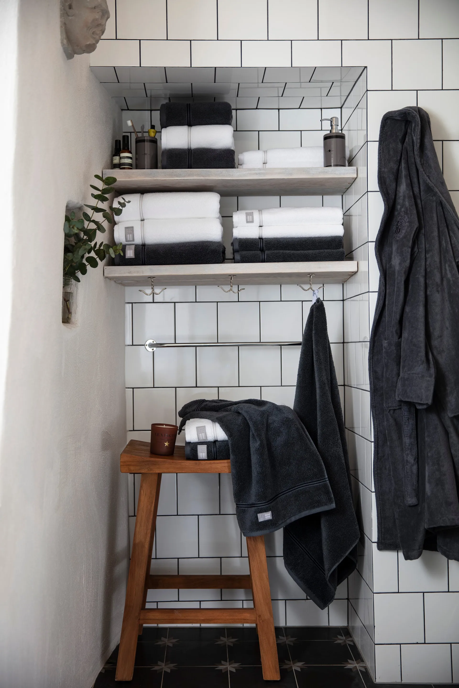 Toalla Lexington Hotel 50x70 cm, blanco-beige Lexington