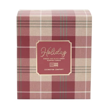 Vela aromática Holiday 40 horas - Ámbar negro con jengibre - Lexington
