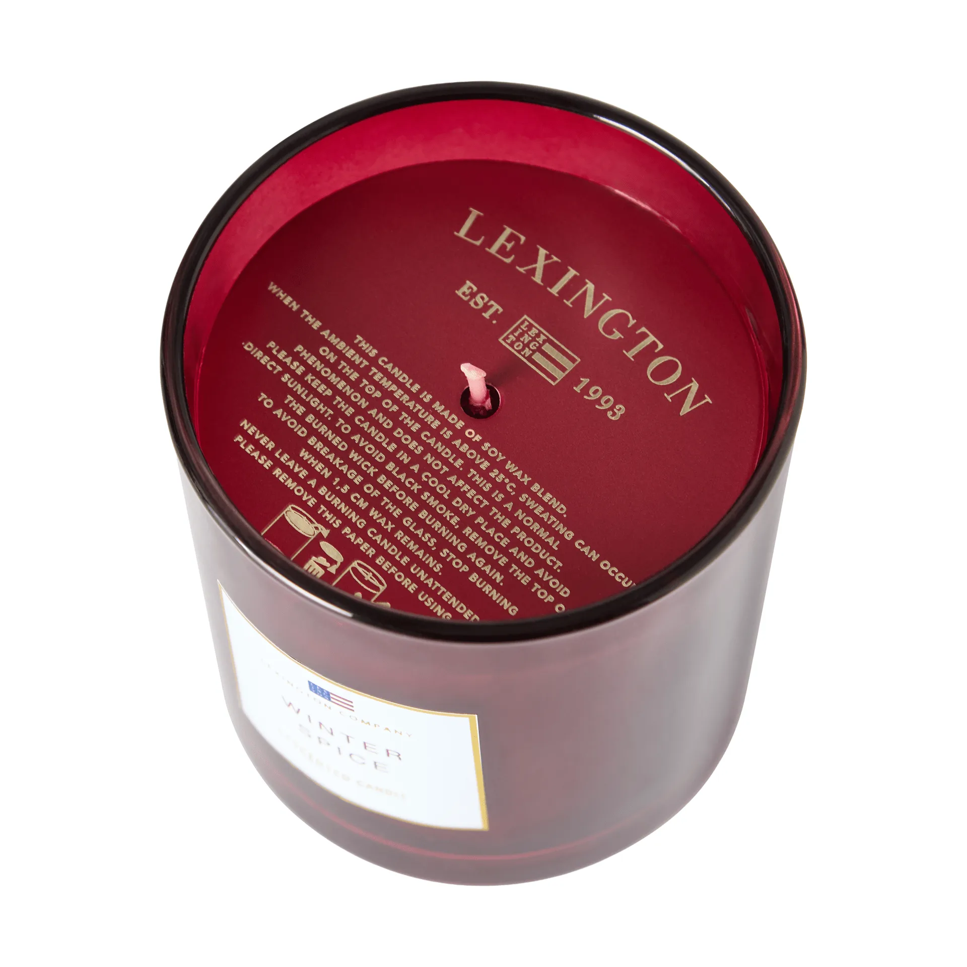 Winter Spice Scented Candle, Vela aromática Winter Spice Lexington
