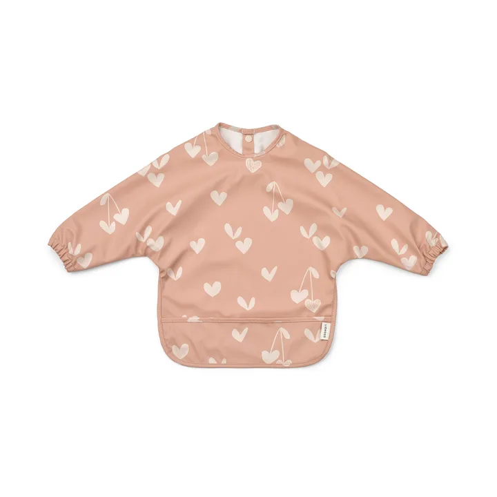 Babero con mangas Merle - Sweethearts-pale tuscany - Liewood