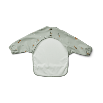 Babero con mangas Merle - Vehicles-dove blue mix - Liewood