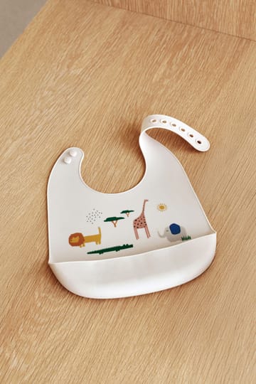 Babero de silicona Tilda 2-pack - Safari sandy mix - Liewood