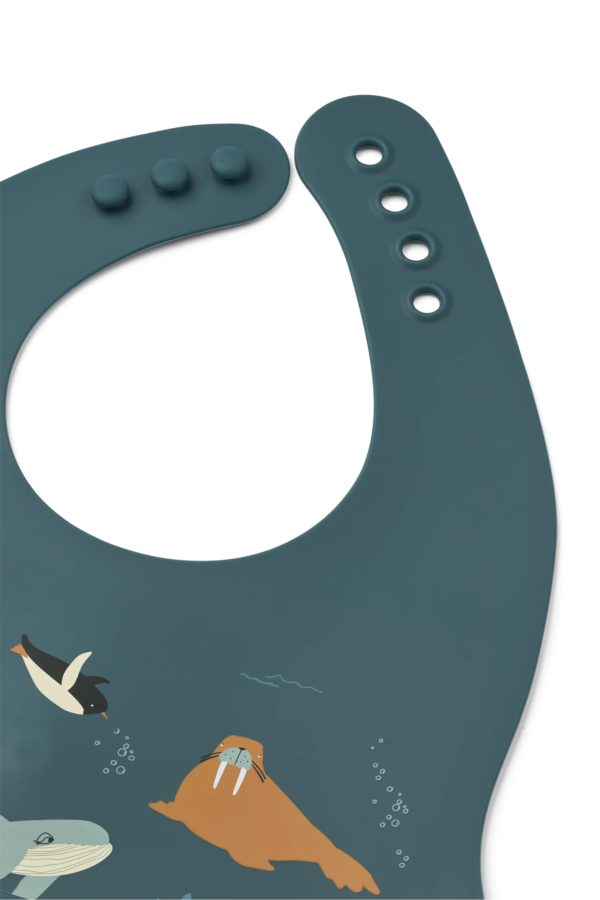 Babero estampado Ember 2 piezas, Arctic Sea-Vista al océano Liewood