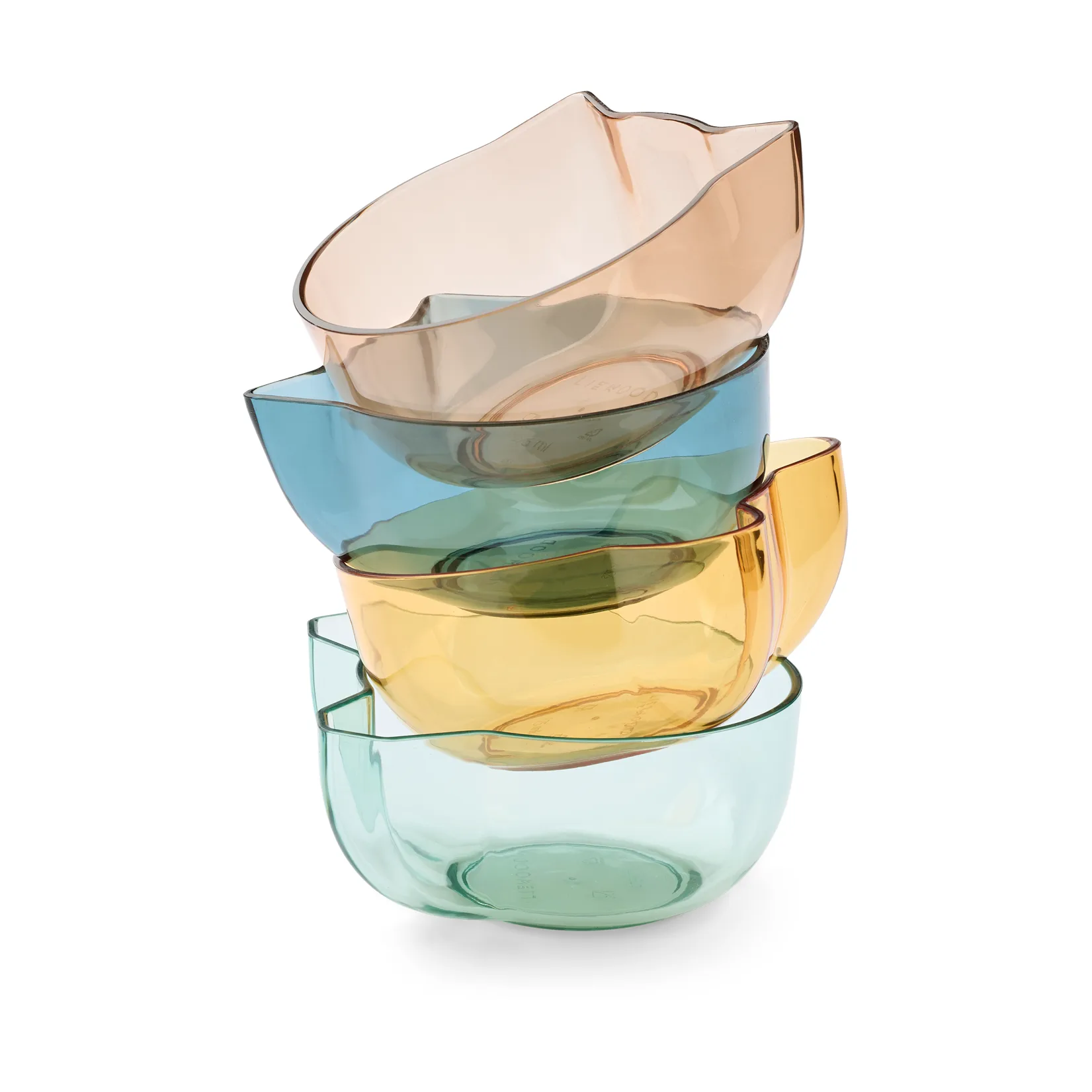 Berno Tritan bol 27,5 cl 4 piezas, Indigo multi mix Liewood